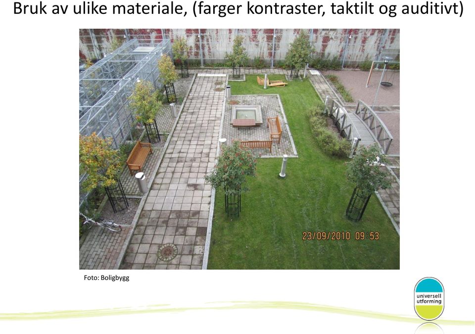 kontraster, taktilt