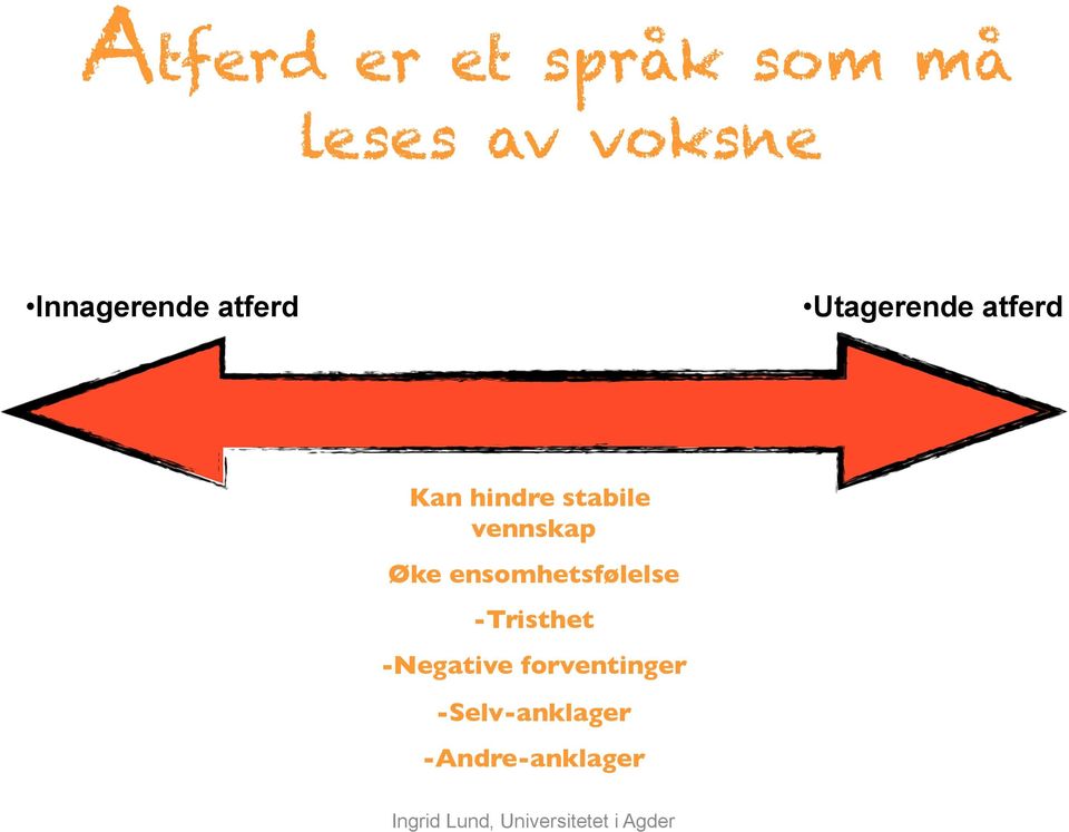 stabile vennskap Øke ensomhetsfølelse -Tristhet