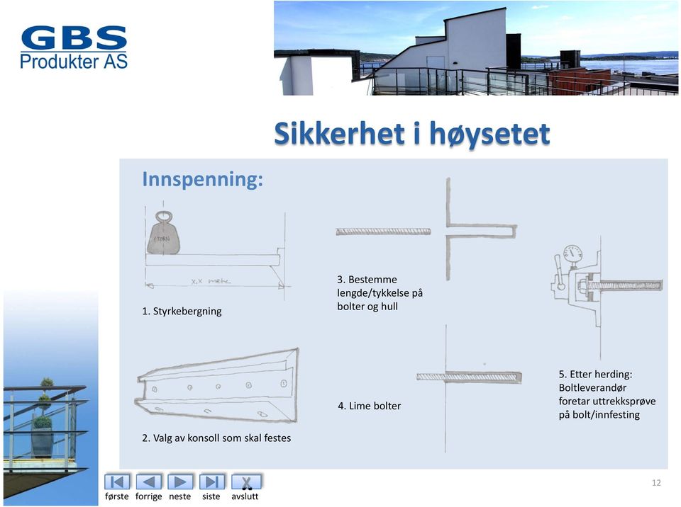 Etter herding: Boltleverandør foretar uttrekksprøve på