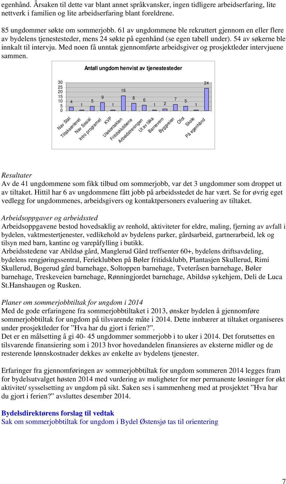 Med noen få unntak gjennomførte arbeidsgiver og prosjektleder intervjuene sammen.