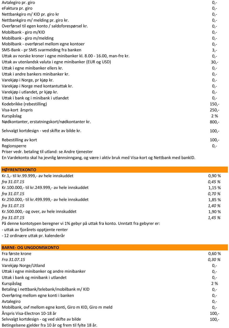 00, man-fre kr. Selvvalgt kortdesign - ved skifte av bilde kr. Rebestilling av kort 10 Regionsperre Priser vedr.