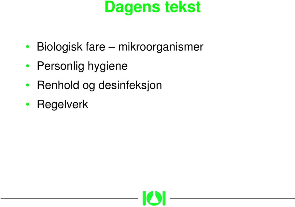 Personlig hygiene