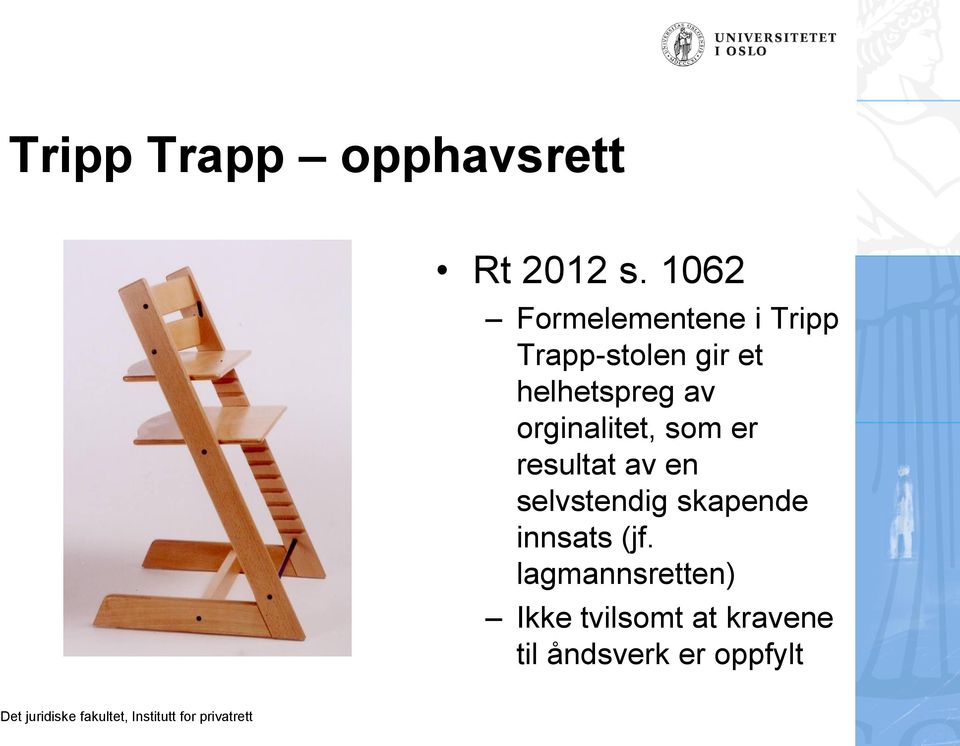 helhetspreg av orginalitet, som er resultat av en