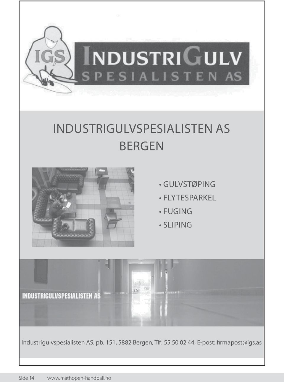 Industrigulvspesialisten AS, pb.