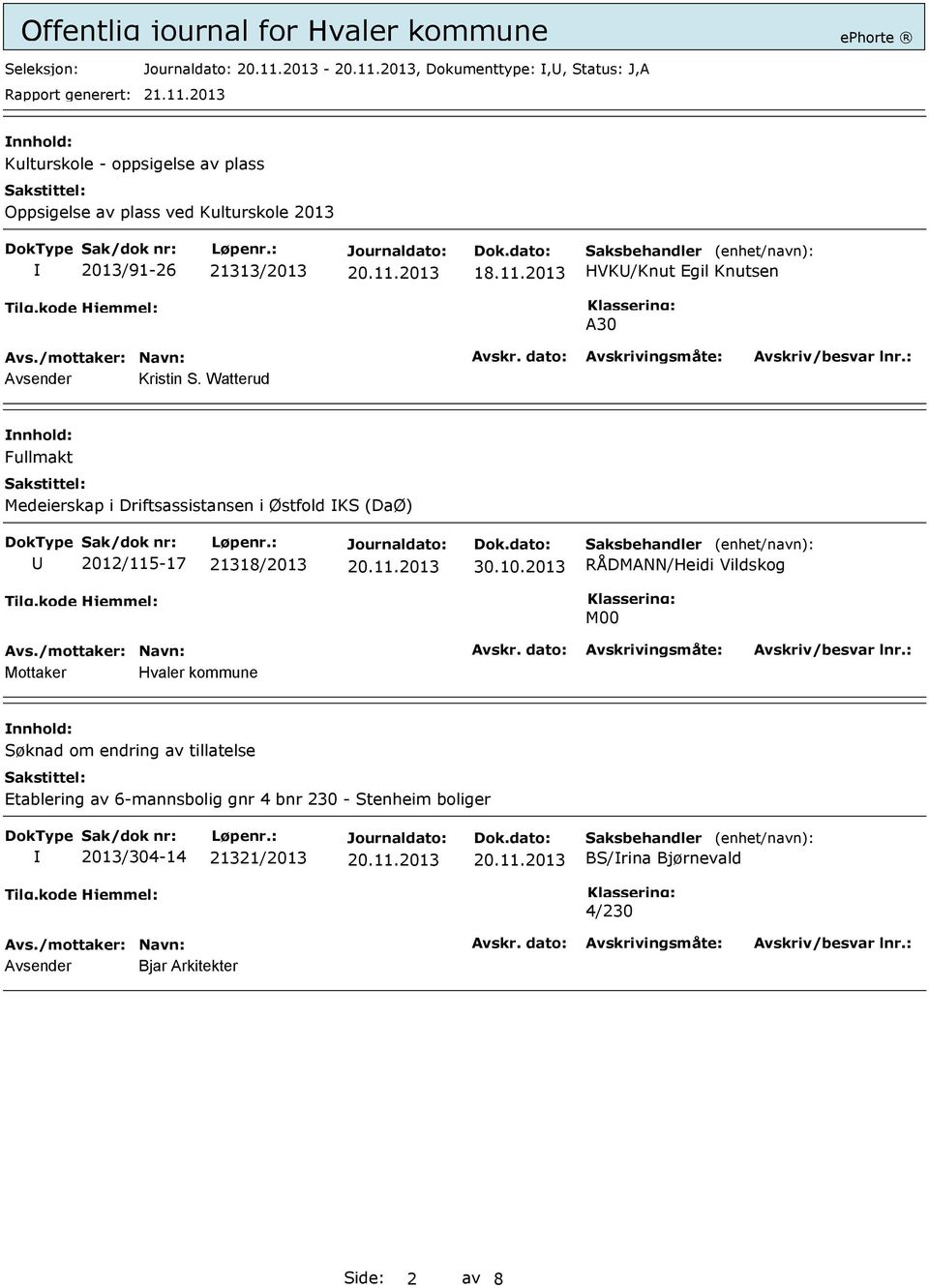 Watterud Fullmakt Medeierskap i Driftsassistansen i Østfold KS (DaØ) U 2012/115-17 21318/2013 30.10.