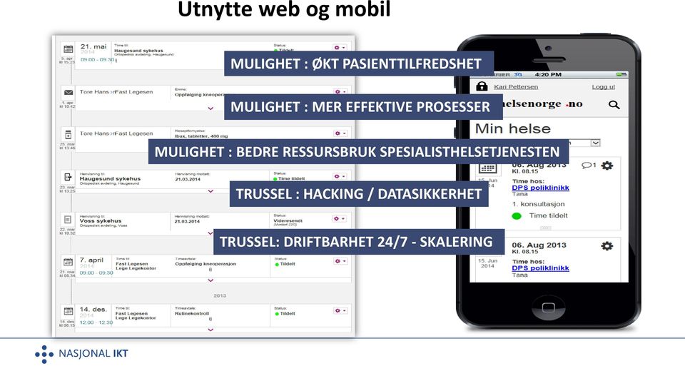 MULIGHET : BEDRE RESSURSBRUK SPESIALISTHELSETJENESTEN