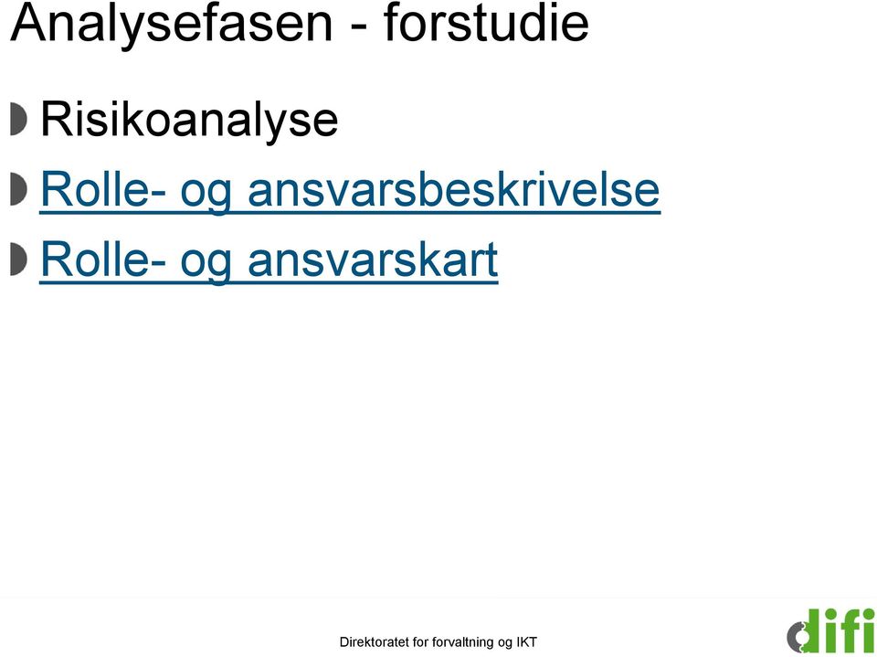 Risikoanalyse Rolle-