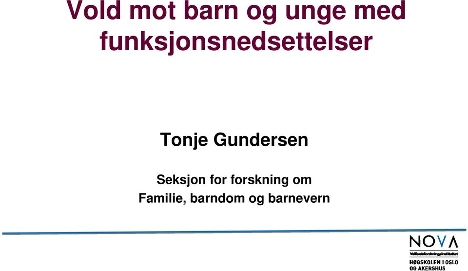 Gundersen Seksjon for