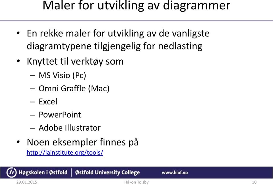 som MS Visio (Pc) Omni Graffle (Mac) Excel PowerPoint Adobe Illustrator