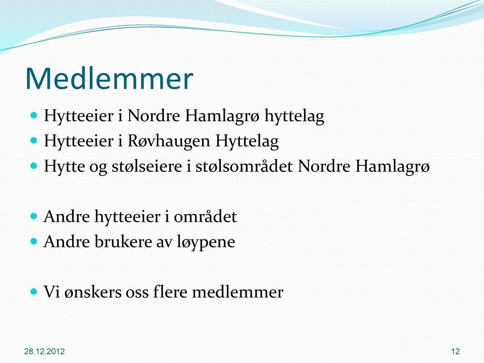 stølsområdet Nordre Hamlagrø Andre hytteeier i området