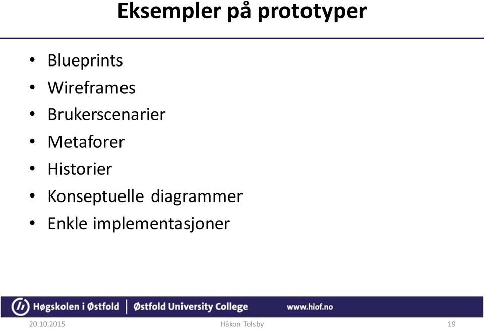 Historier Konseptuelle diagrammer