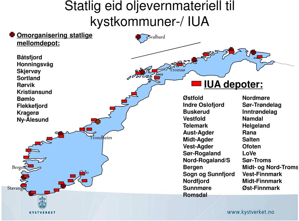 Oslofjord Sør-Trøndelag Buskerud Inntrøndelag Vestfold Namdal Telemark Helgeland Aust-Agder Rana Midt-Agder Salten Vest-Agder Ofoten