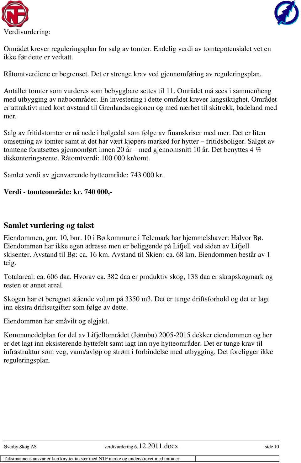 En investering i dette området krever langsiktighet. Området er attraktivt med kort avstand til Grenlandsregionen og med nærhet til skitrekk, badeland med mer.