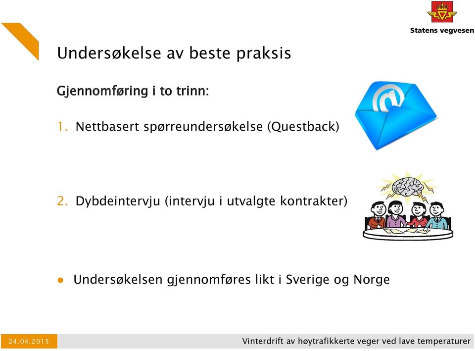 2. Dybdeintervju (intervju i utvalgte