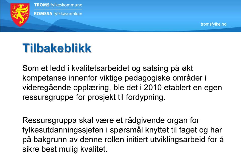 prosjekt til fordypning.