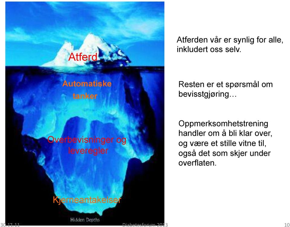 leveregler Oppmerksomhetstrening handler om å bli klar over, og være et