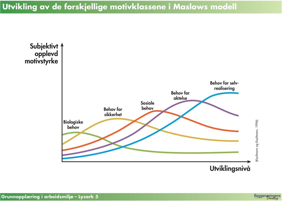 Behov for aktelse Behov for selvrealisering Biologiske behov