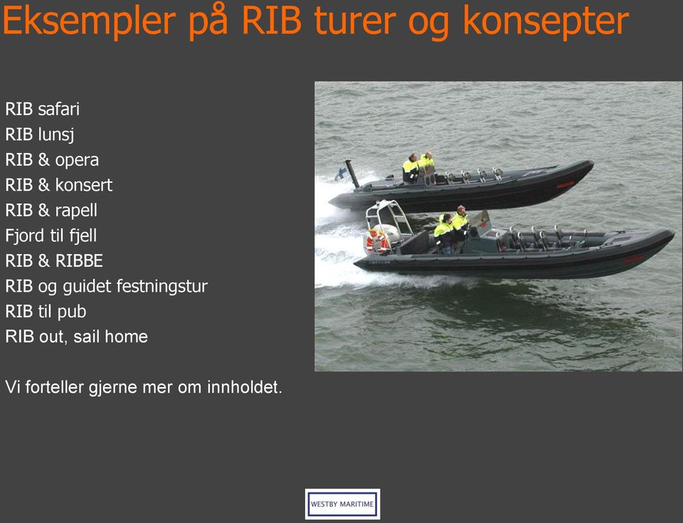 fjell RIB & RIBBE RIB og guidet festningstur RIB til