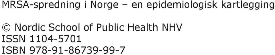 Nordic School of Public Health