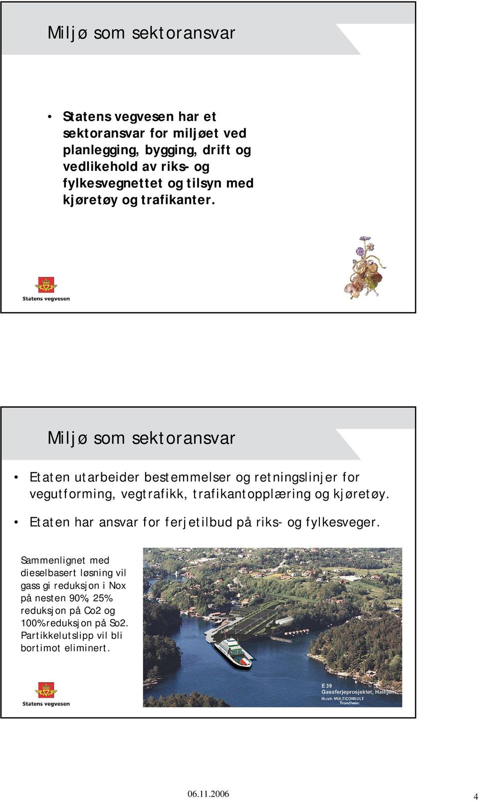 Etaten utarbeider bestemmelser og retningslinjer for vegutforming, vegtrafikk, trafikantopplæring og kjøretøy.