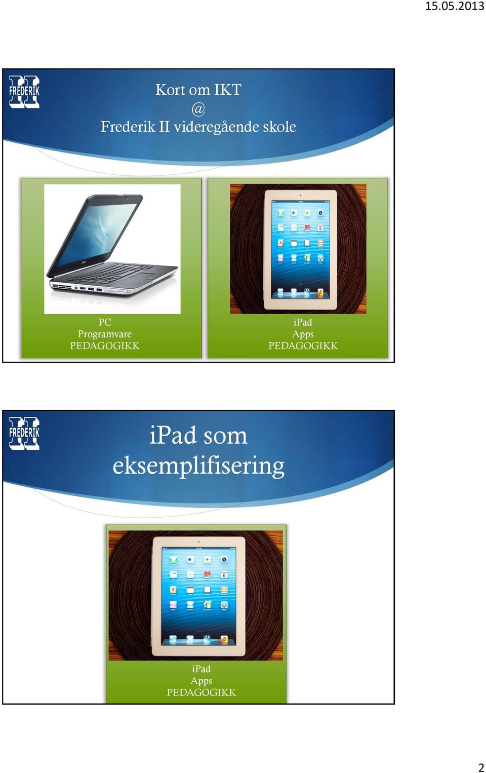 PEDAGOGIKK ipad Apps PEDAGOGIKK