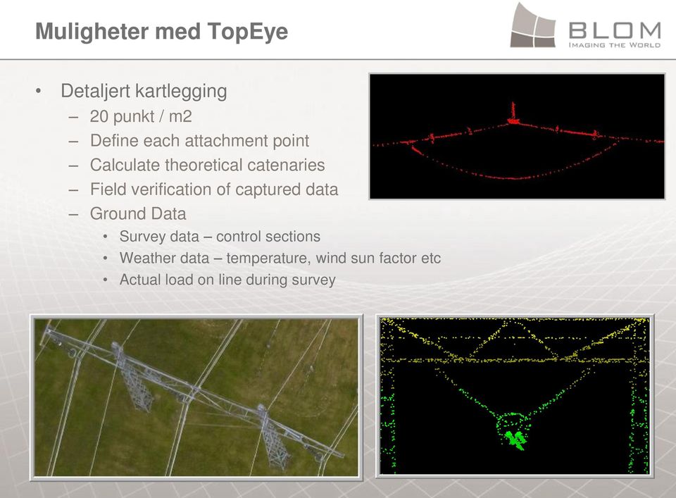 verification of captured data Ground Data Survey data control