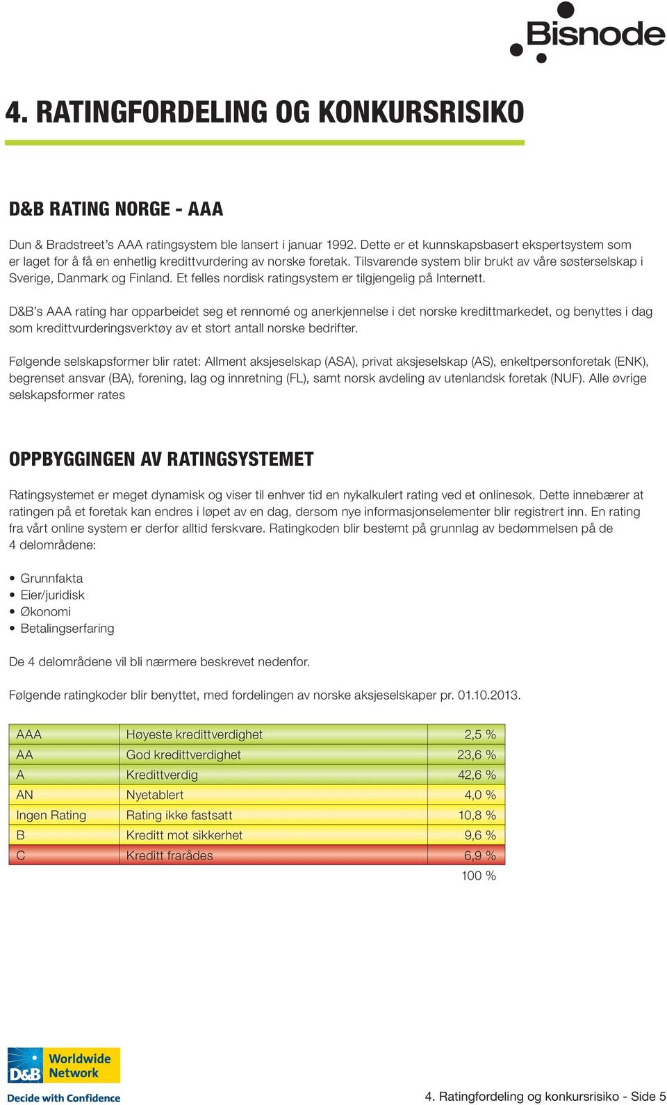 Et felles nordisk ratingsystem er tilgjengelig på Internett.