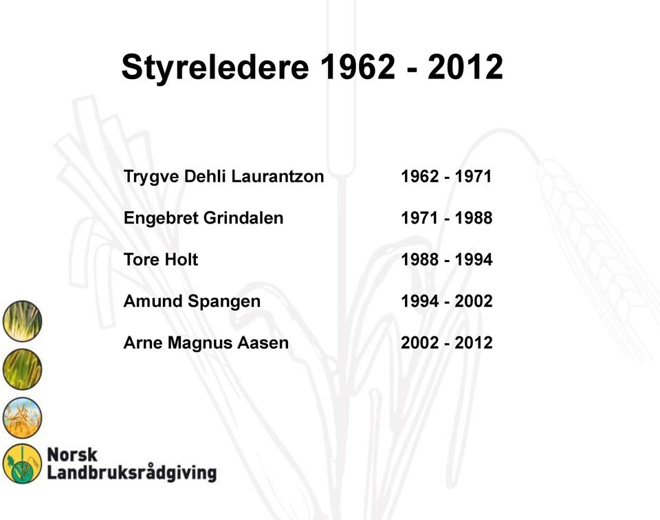 Grindalen 1971-1988 Tore Holt