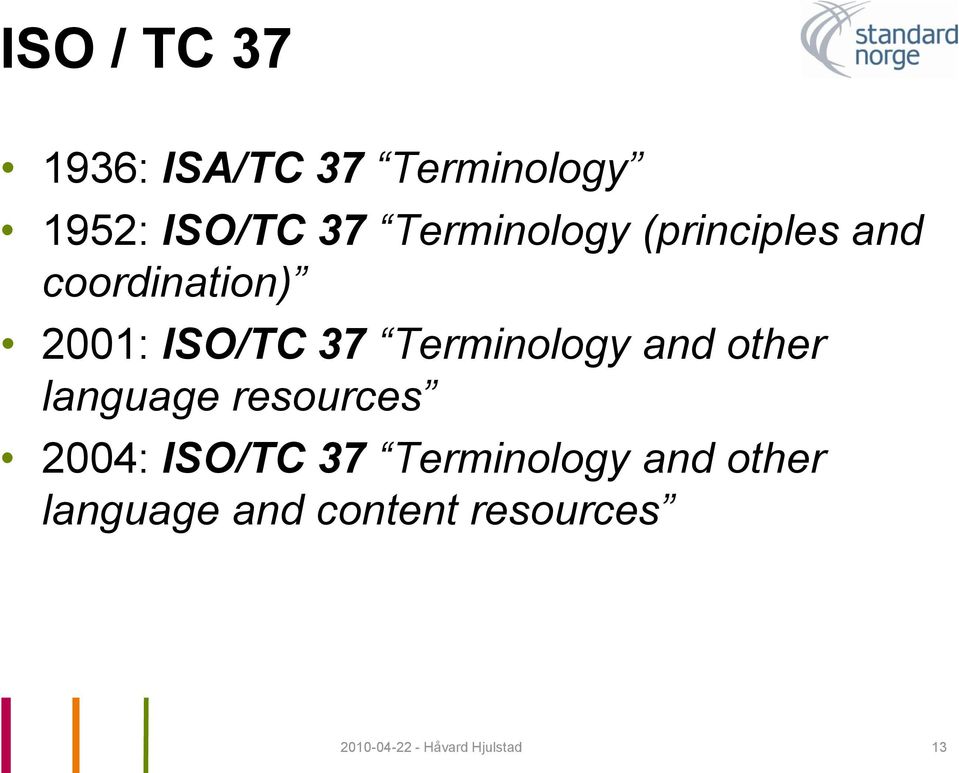 Terminology and other language resources 2004: ISO/TC 37