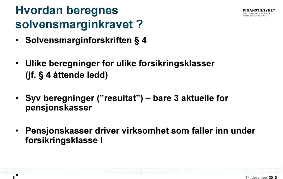 forsikringsklasser (jf.