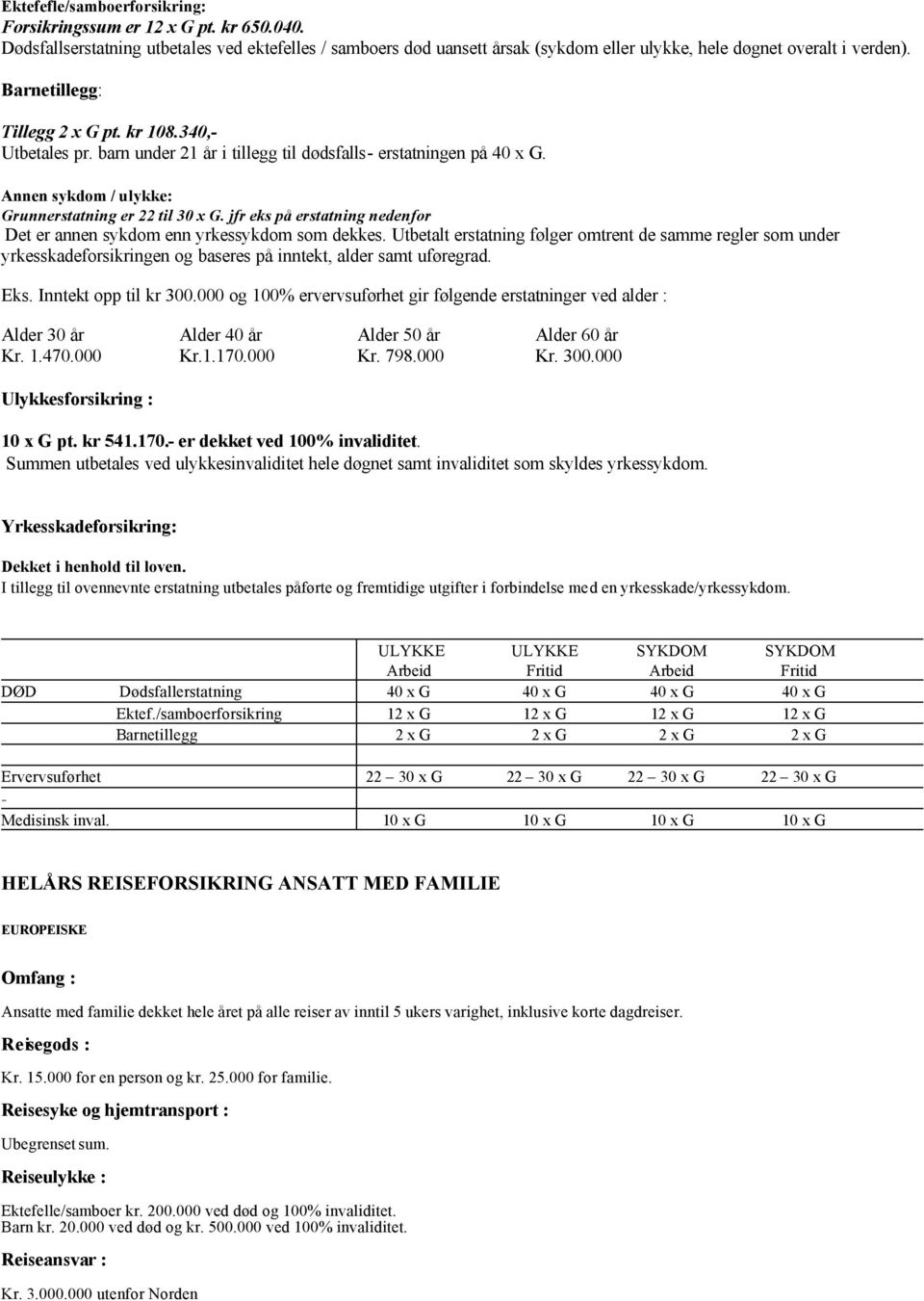 jfr eks på erstatning nedenfor Det er annen sykdom enn yrkessykdom som dekkes.