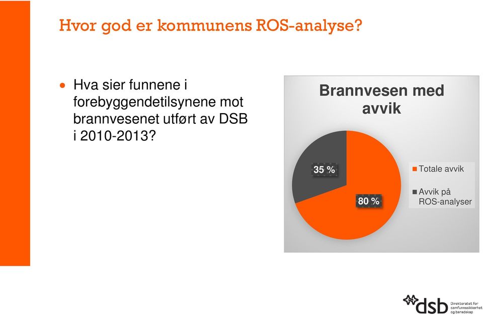 brannvesenet utført av DSB i 2010-2013?