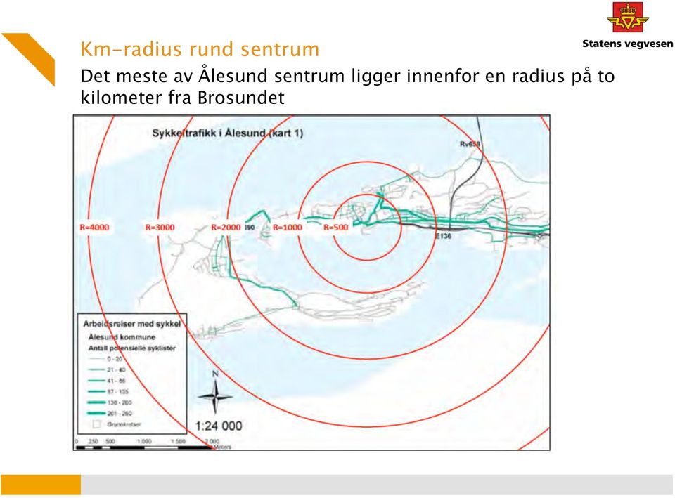 ligger innenfor en radius