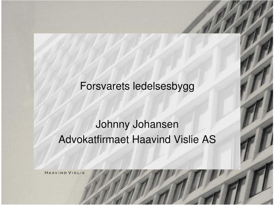 Johnny Johansen