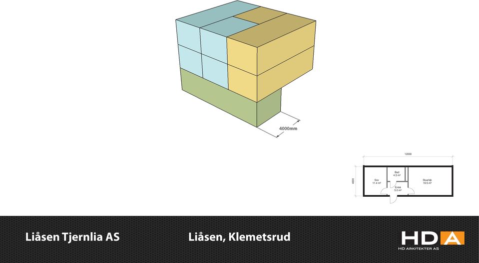 4 m² Entré 5.