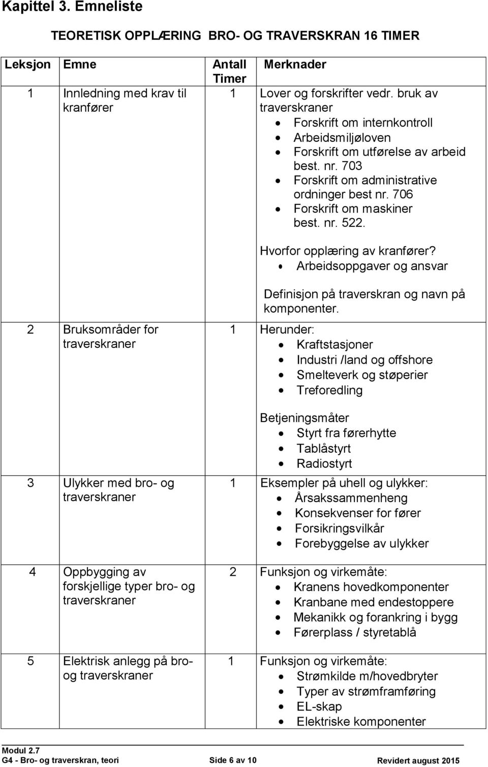 Hvorfor opplæring av kranfører?