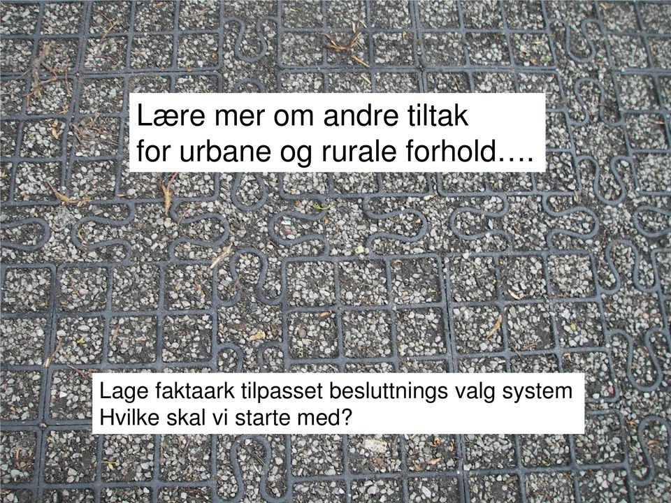 Lage faktaark tilpasset