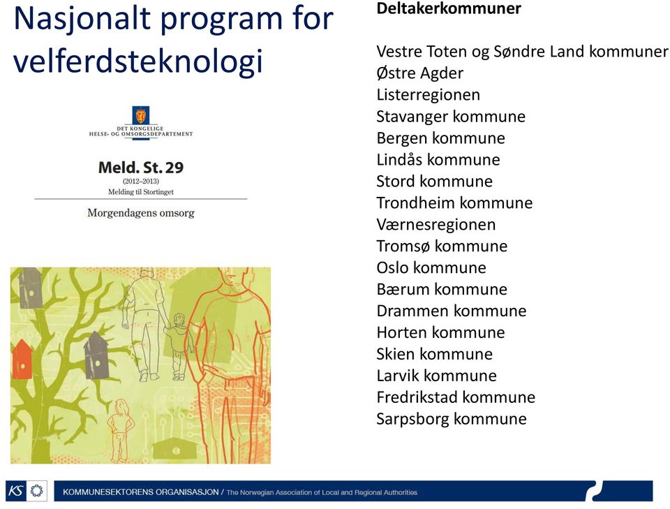 Stord kommune Trondheim kommune Værnesregionen Tromsø kommune Oslo kommune Bærum kommune