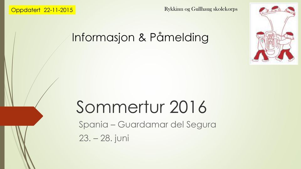 Sommertur 2016 Spania