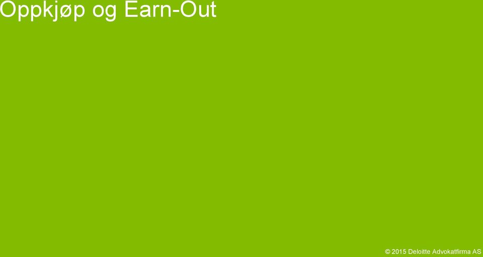 Earn-Out