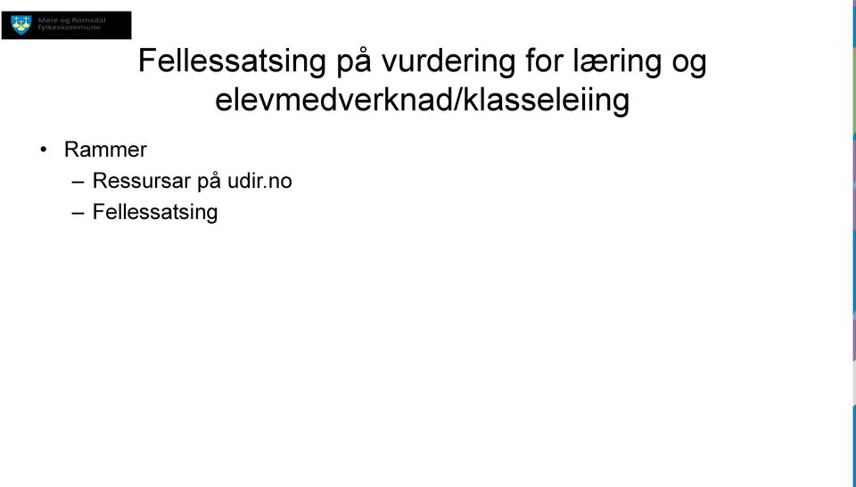 elevmedverknad/klasseleiing