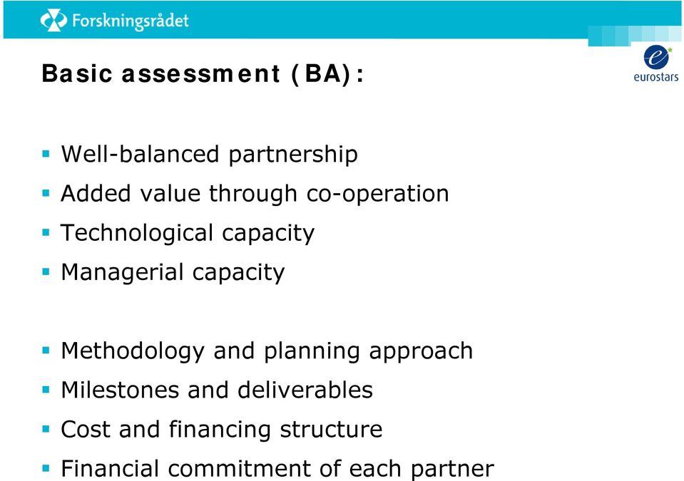 capacity Methodology and planning approach Milestones and