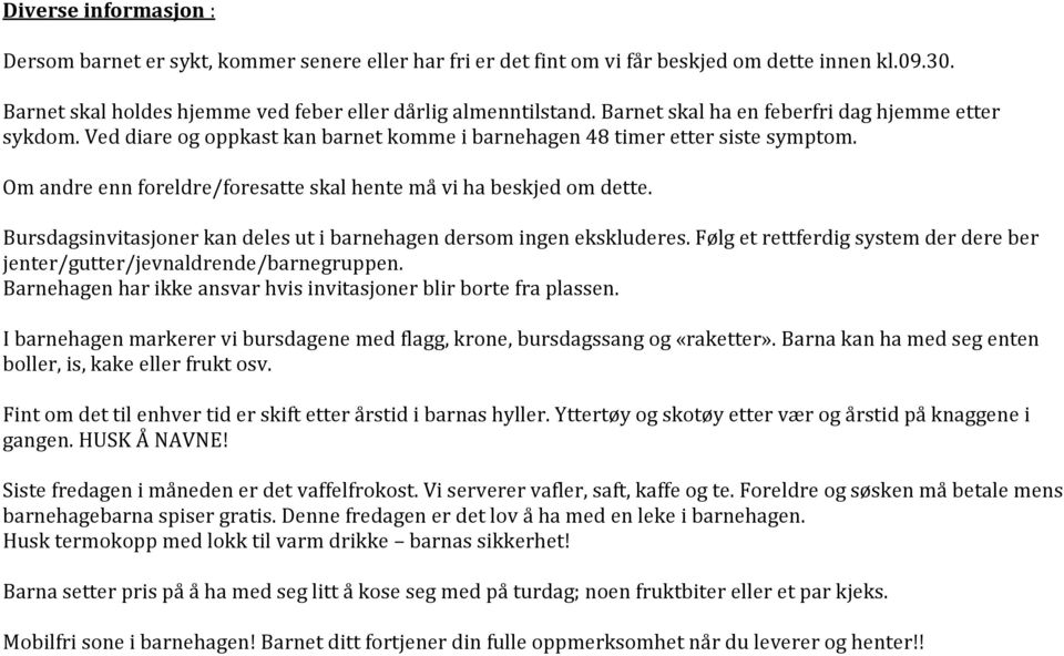 SOLE SKOG BARNEHAGE TRYGGHET FOR STORE OG SMÅ - PDF Free Download