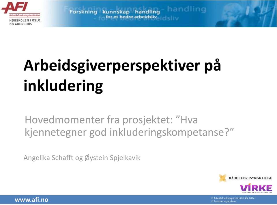 inkluderingskompetanse?