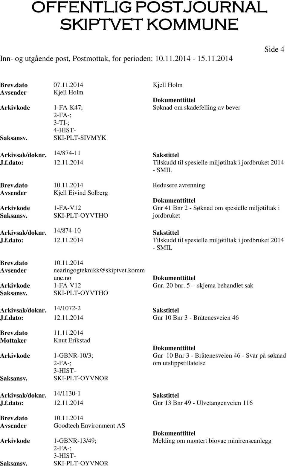 Sakstittel J.f.dato: 12.11.