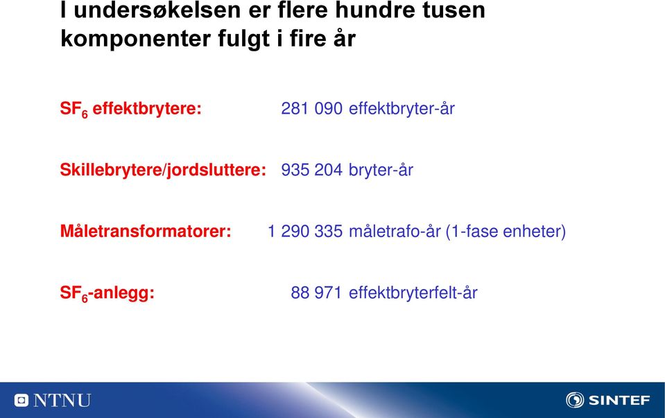 Skillebrytere/jordsluttere: 935 204 bryter-år