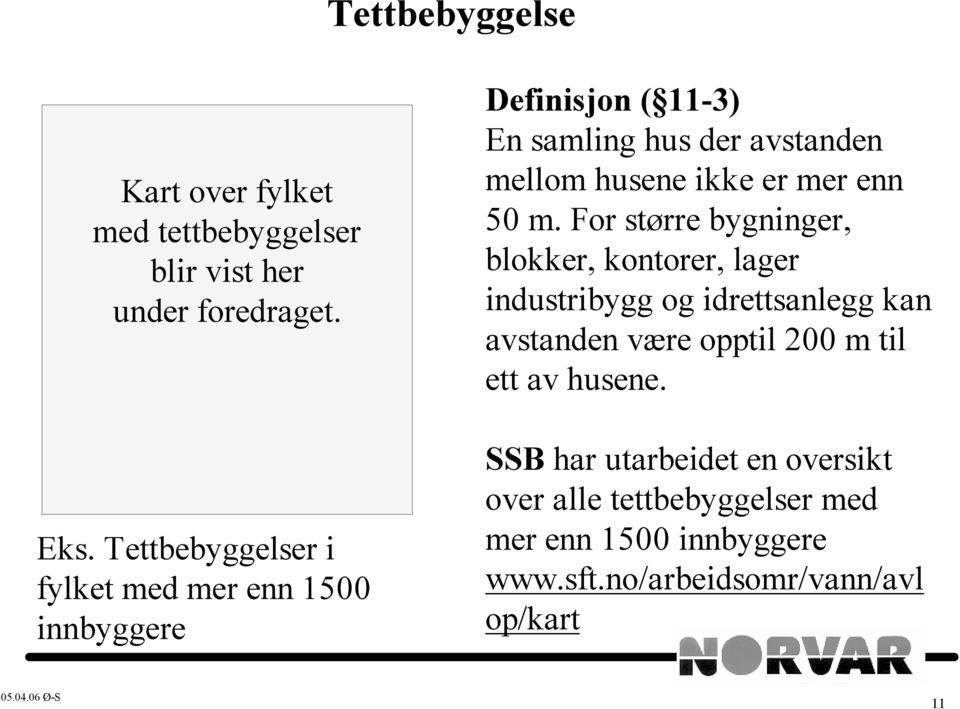 er mer enn 50 m.