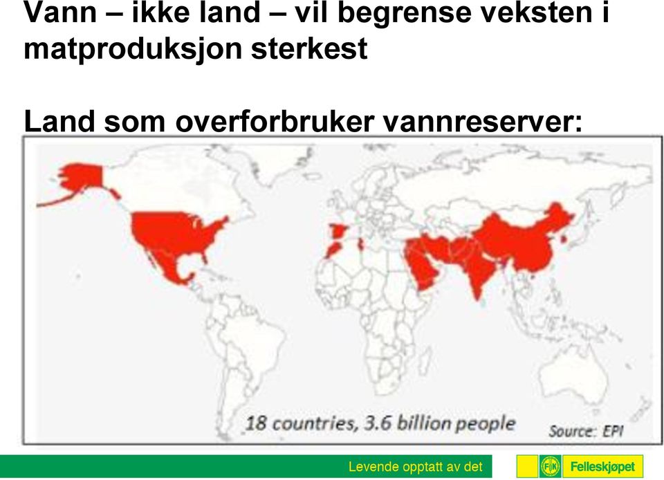 matproduksjon sterkest