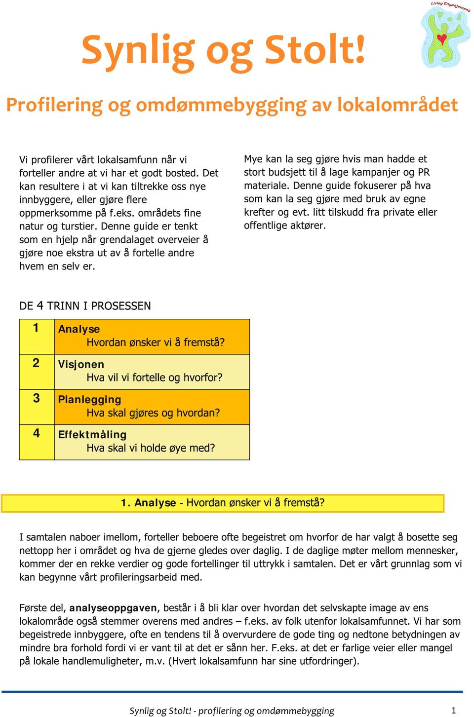 Mye kan la seg gjøre hvis man hadde et stort budsjett til å lage kampanjer og PR materiale. Denne guide fokuserer på hva som kan la seg gjøre med bruk av egne krefter og evt.