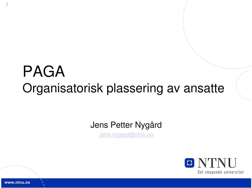 plassering av